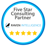 raven intelligence five star partner badge